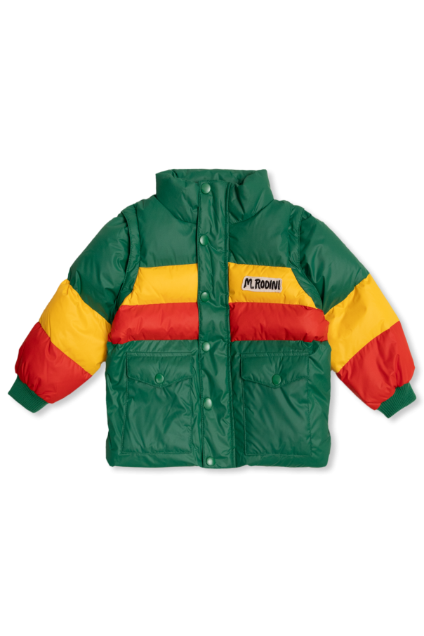 Green Waterrepellent jacket Mini Rodini Vitkac GB